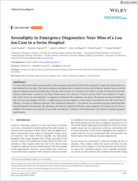 Clinical Case Reports - 2025 - Durussel - Serendipity in Emergency Diagnostics  Near Miss of a Loa loa Case in a Swiss.pdf